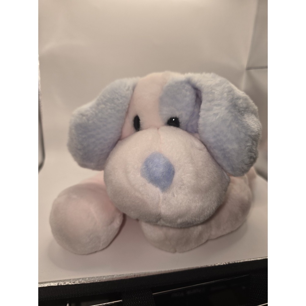 Vintage Animal Alley Pink Purple Puppy Dog Plush Stuffed Animal Toys R Us 2000